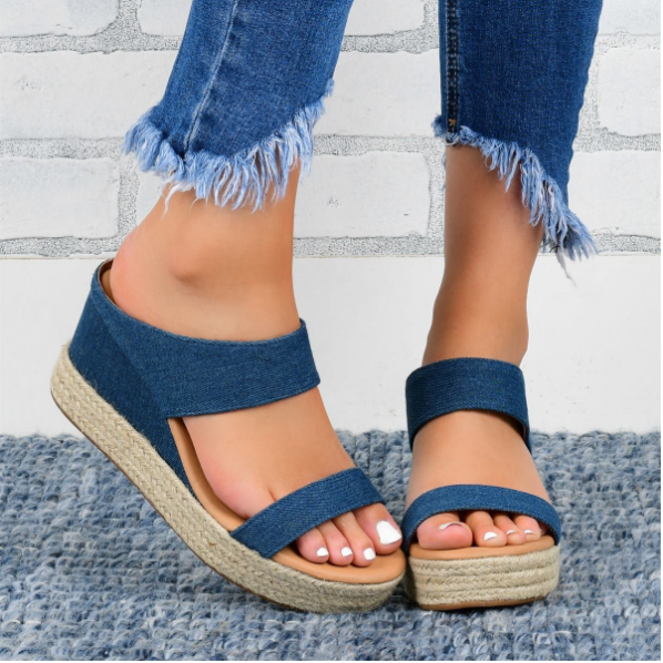 Sandalias de plataforma de verano para mujer