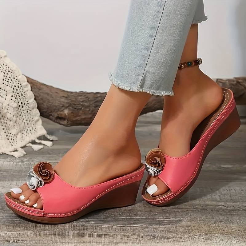 Sandalias de cuña para mujer