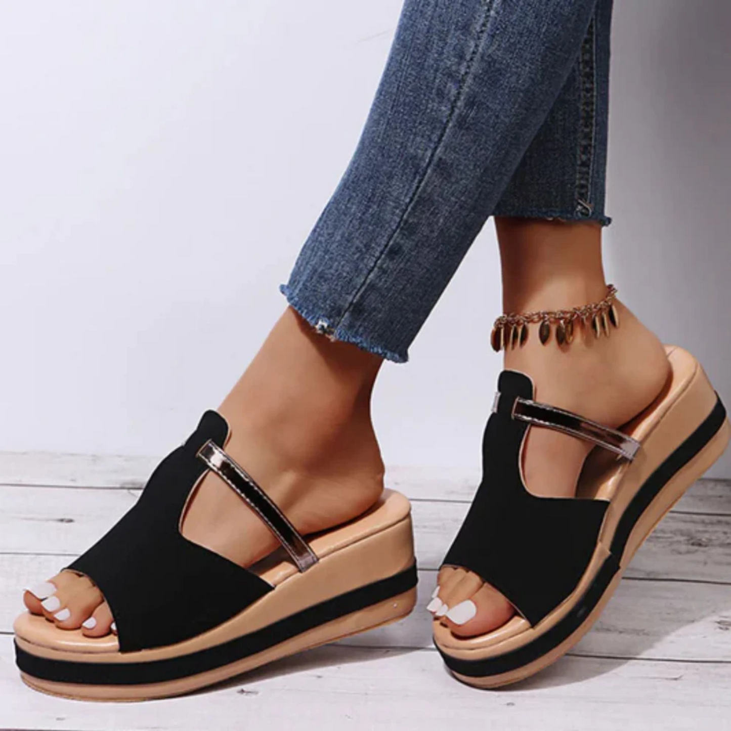 Sandalias ortopédicas de estilo clásico