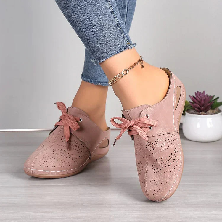 Sandalias de mujer de colores sólidos con estilo