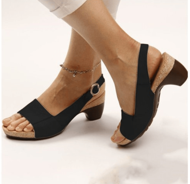 Sandalias ortopédicas elegantes y transpirables