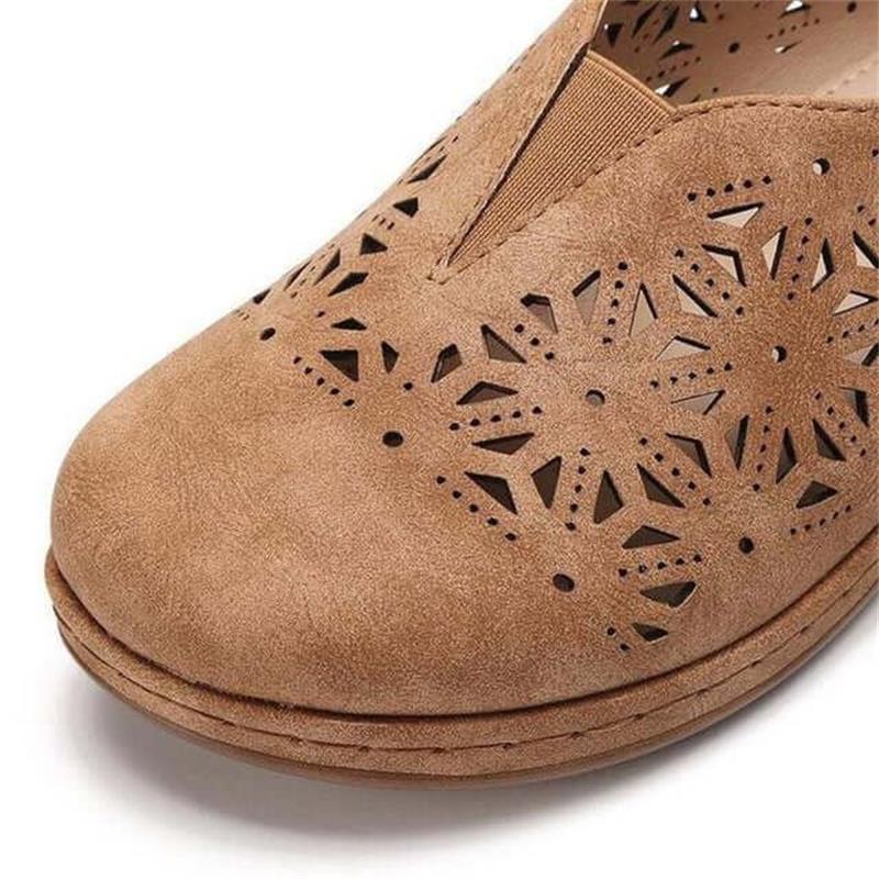 Sandalias huecas transpirables para mujer