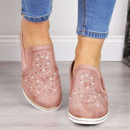 Slip On Zapatos Vulcanizados Brillantes