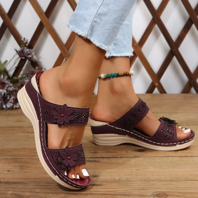 Sandalias romanas retro