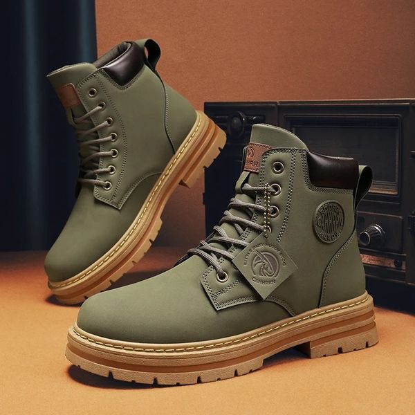 Botas de combate clásicas y elegantes para hombre