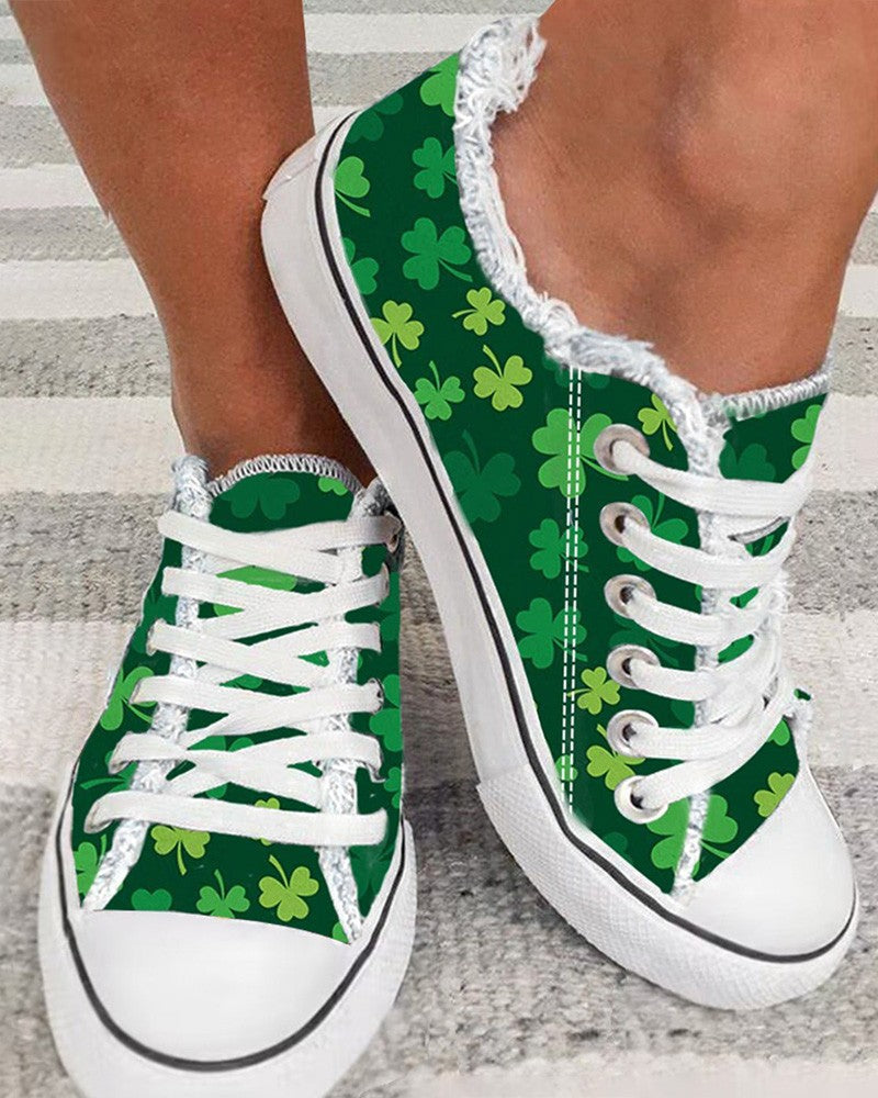 Zapatillas Trébol Verde