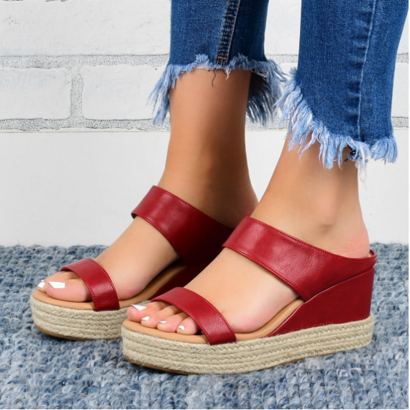 Sandalias de plataforma de verano para mujer