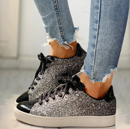 Glitter Zapatillas Casual Mujer