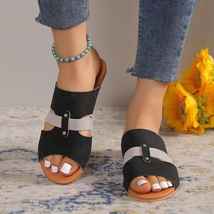 Sandalias de dedo abiertas para mujer