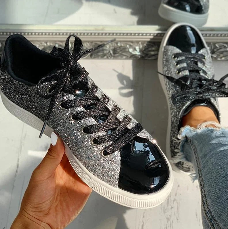 Glitter Zapatillas Casual Mujer