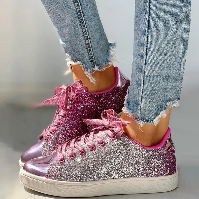 Glitter Zapatillas Casual Mujer