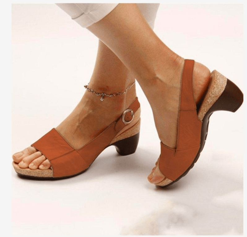 Sandalias ortopédicas elegantes y transpirables