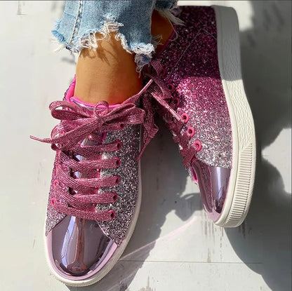 Glitter Zapatillas Casual Mujer