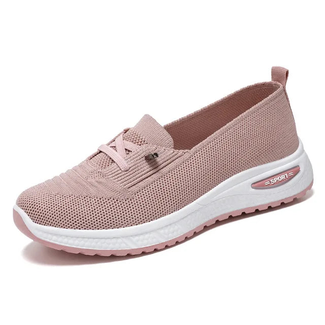 Zapatillas de malla de punto para mujer