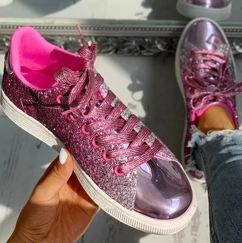 Glitter Zapatillas Casual Mujer