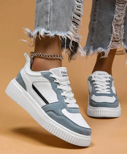 Sneakers Casual Colorblock Mujer