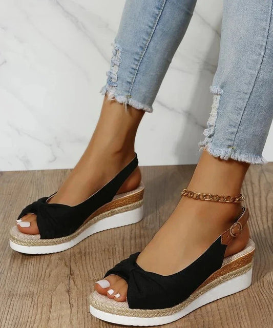 Sandalias de cuña para mujer