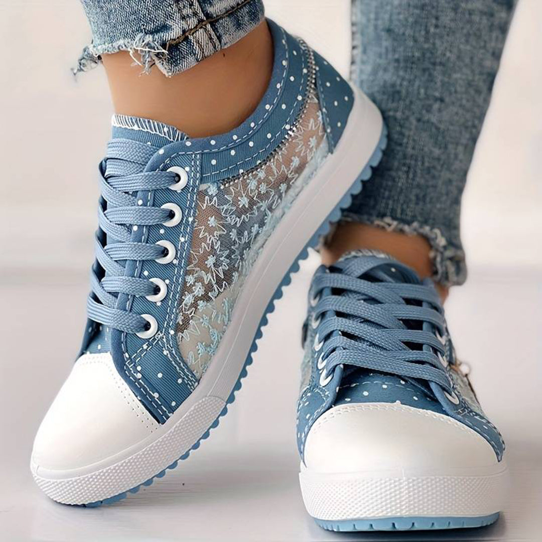 Zapatos de verano con cordones cómodos y a juego