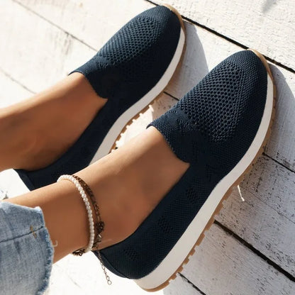 Mocasines para Mujer Suela Blanda Zapatos Flats Mujer Otoño Zapatos Señoras