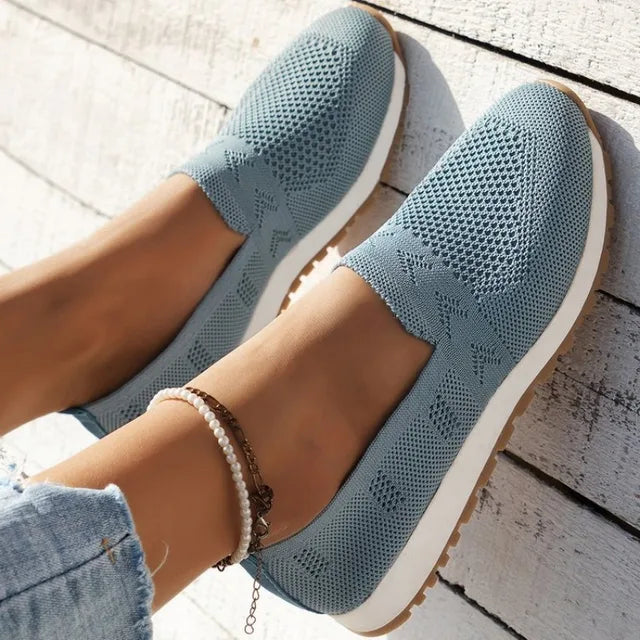 Zapatillas de deporte para mujer Slip-Ons Zapatos cómodos