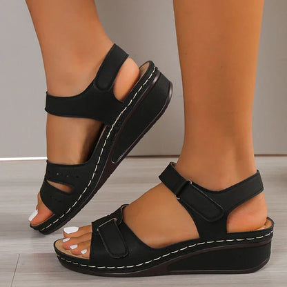 Sandalias de cuña ortopédicas de verano para mujer