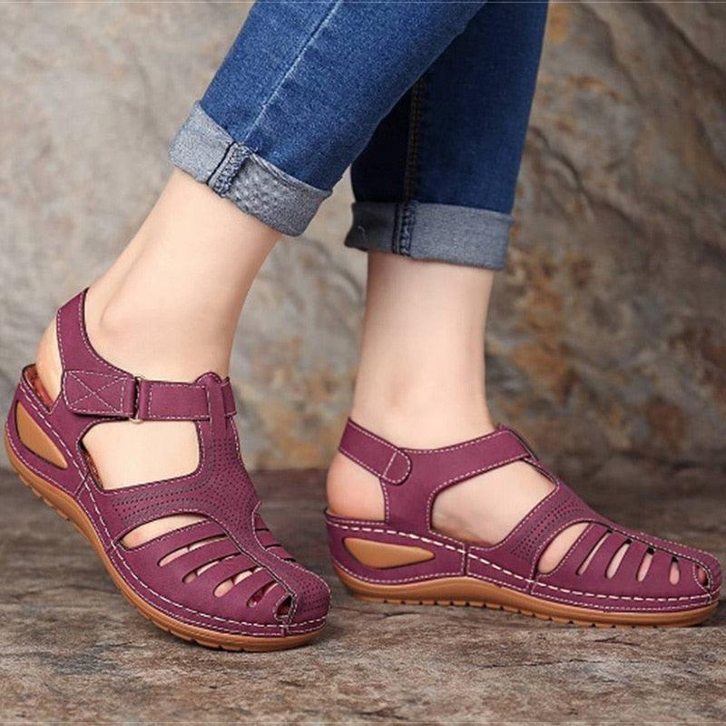 Sandalias de cuña para mujer