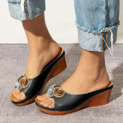 Sandalias de cuña para mujer