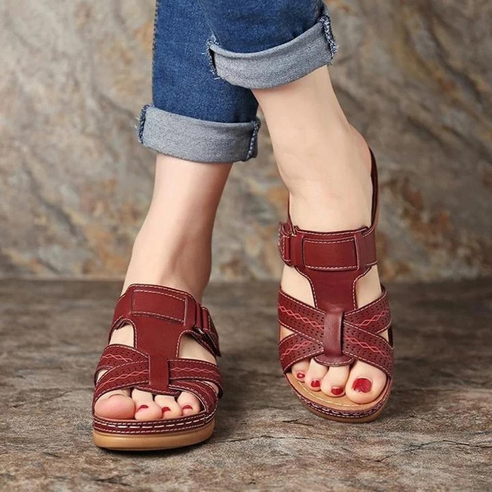 Sandalias de piel con suela blanda