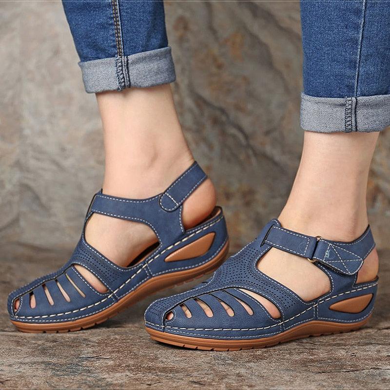 Sandalias de cuña para mujer