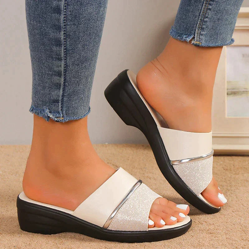 Sandalias Mujer Tacones Bajos Zapatos Verano