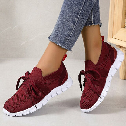 Chic Zapatillas con cuña vulcanizada para mujer