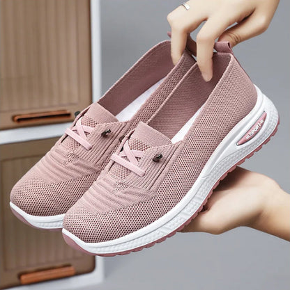 Zapatillas de malla de punto para mujer