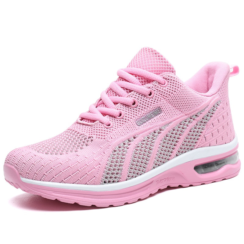 Zapatillas ortopédicas transpirables para señoras Casual Pink