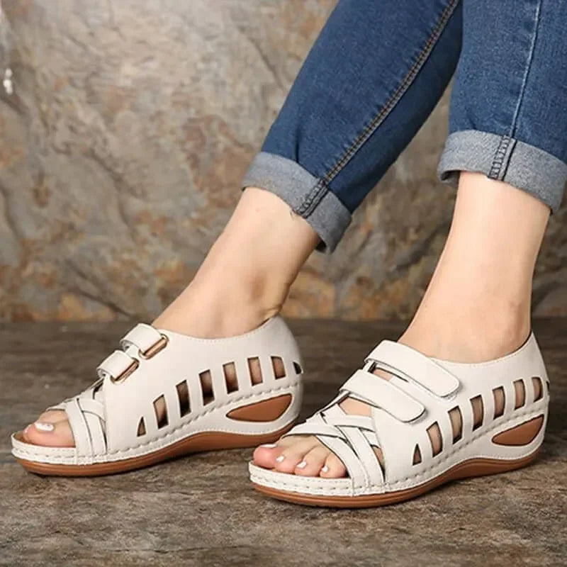 Sandalias de cuña para mujer