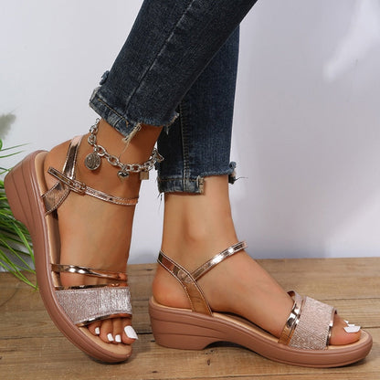 Sandalias de tobillo de verano para mujer