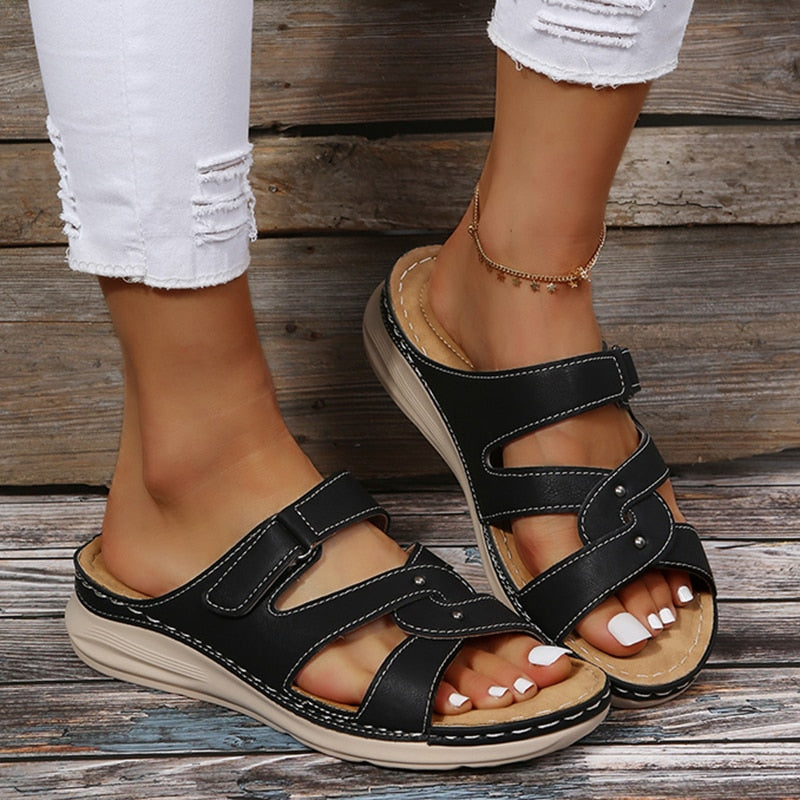 Zapatillas de cuña de verano para mujer