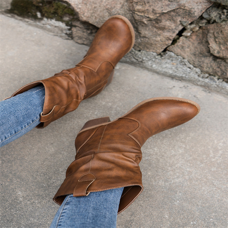 Botas de apoyo elegantes y detalladas