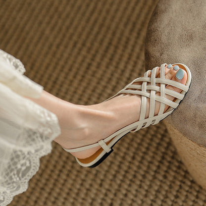 Sandalias gladiadoras de estilo romano