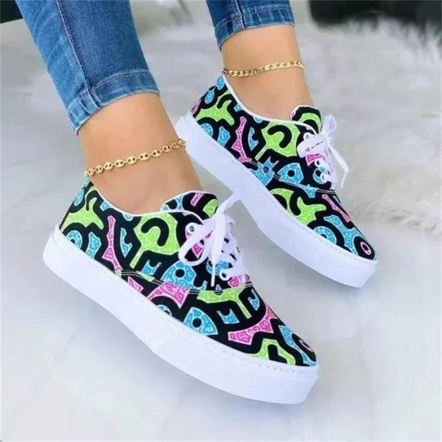 Zapatillas de lona de primavera para mujer