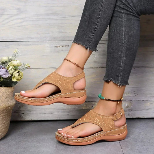 Sandalias de cuña para mujer