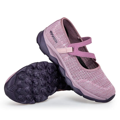 Malla transpirable zapatos casuales para caminar para las mujeres