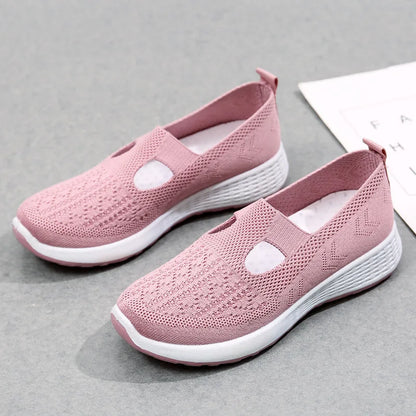 Mocasines de malla para mujer