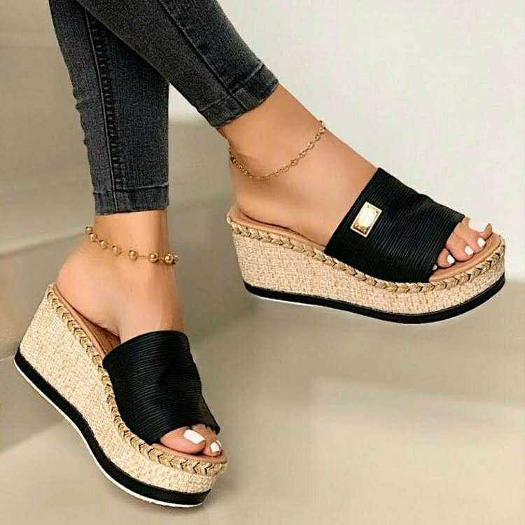 Sandalias de cuña de verano para mujer