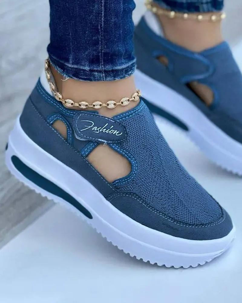 Zapatillas Mujer Plataforma Vulcanizada