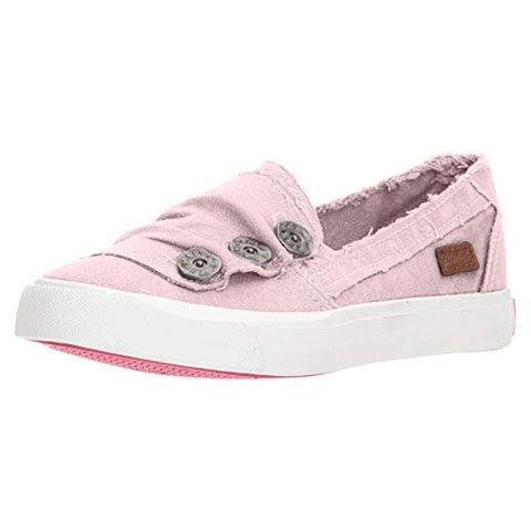 Zapatillas planas de lona para mujer