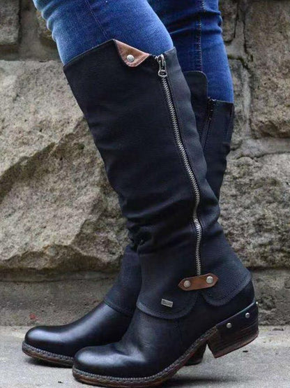 Botas de apoyo elegantes y detalladas