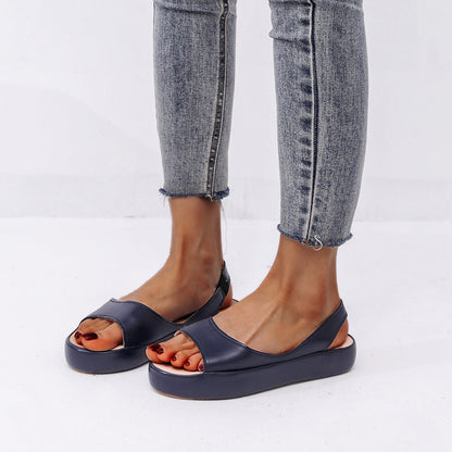 Peep Toe Zapatos de playa Slip On