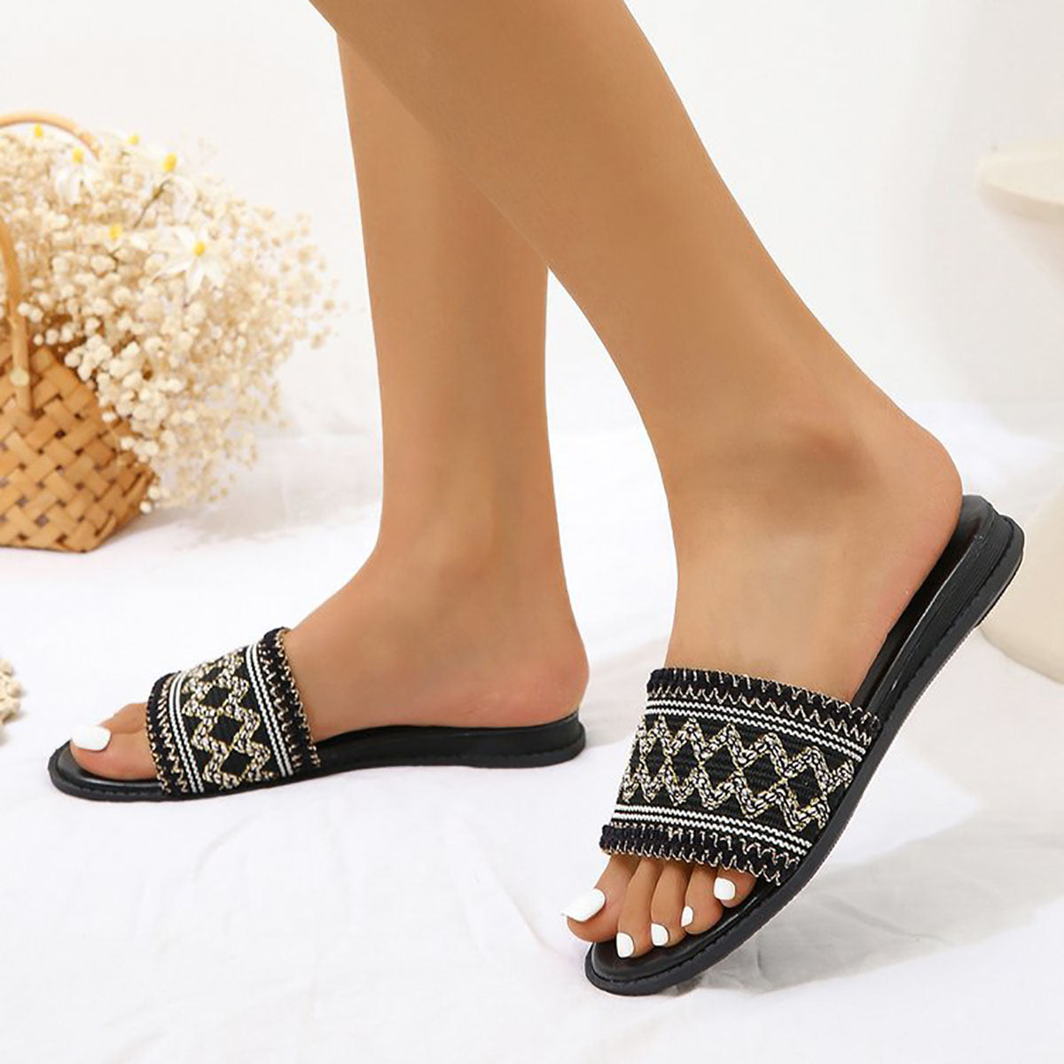 Sandalias planas cómodas para mujer