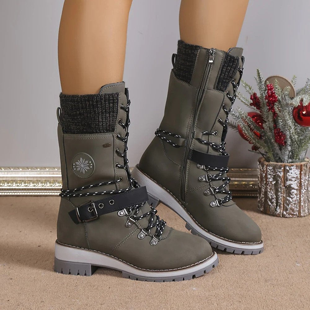 Botas altas de nieve para mujer