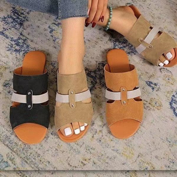 Sandalias de dedo abiertas para mujer